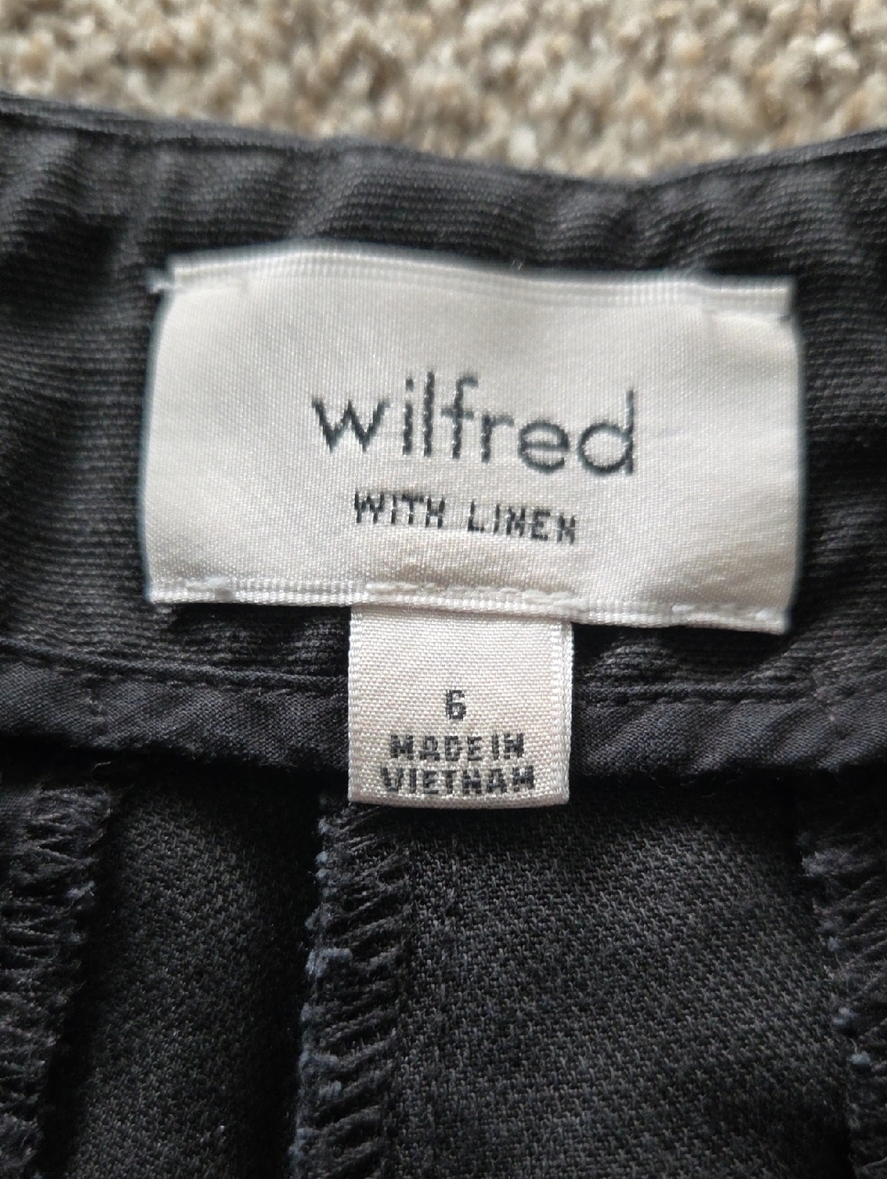 Wilfred Linen Wide-Leg Dress Pants - Picture 3 of 9